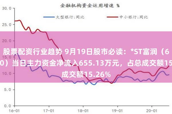 股票配资行业趋势 9月19日股市必读：*ST富润（600070）当日主力资金净流入655.13万元，占总成交额15.26%