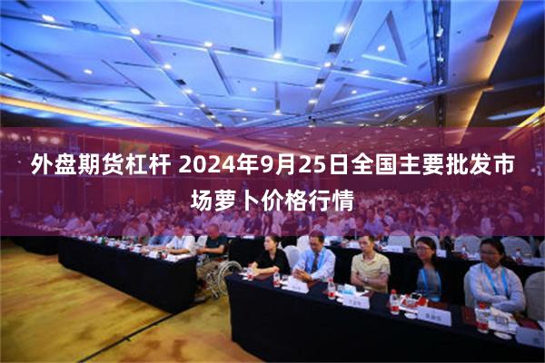 外盘期货杠杆 2024年9月25日全国主要批发市场萝卜价格行情